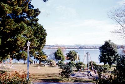Children's playground at Hamilton Lake