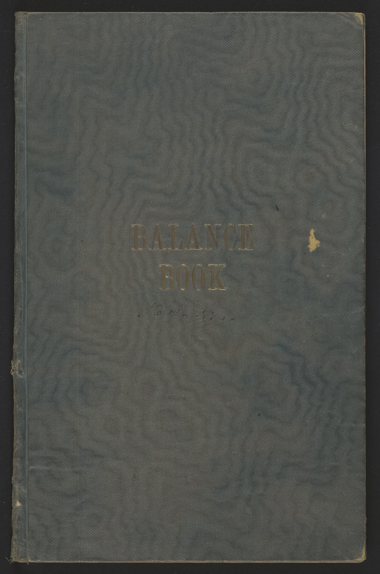 Balance book - Hamilton Libraries Heritage Collection Online